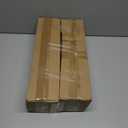 2 x 24 Inch/2 FT Mini Christmas Tree Blind Box, Small Tabletop Flocked Tree with LED Lights, Pine Cones, Star Tree Topper, Snow Flocked Artificial Pine Xmas Tree,Mini Gift Box and Cloth Bag Base (Blind Box -50% of White/Green)