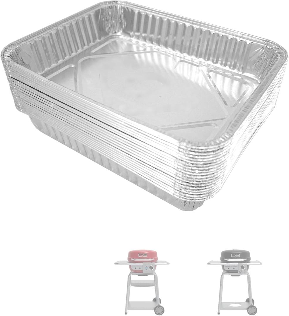 Grease Tray Liner Replacement for Char Broil Bistro Pro Electric Grill Griddle,20-Pack