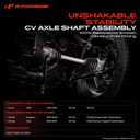 A-Premium CV Axle Shaft Assembly Compatible with Honda Passport 2019-2020, Pilot 2016-2019 & Acura MDX 2016-2019, V6 3.5L, Front Left Driver Side