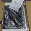 Steam Mop with 13 Accessories,Steam Cleaner for Home Use,Floor Scrubber spin mop for Hard Wood Floors,Steamer Deep Cleaning for Carpet, 4 Washable Mop Pads, 550ml Capacity,30 Second Heat-Up (Black)