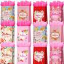CMSSHUAI 12 Pcs Mother's Day Bags with Tissue Paper，Medium Small Mothers Day Bags with Handles Floral Mothers Paper Bags Treat Bags Candy Bags Bulk for Mom Grandma Wife Women