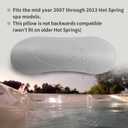 1 Pack Cool Gray Pillow 74317 fits The mid Year 2007-2013 Hot Spring spa ModelsDoes not Work with Older, pre-2007 Hot Spring spas