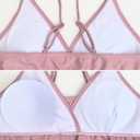 GINKANA Maternity Bikini Set Flounce Swimsuit Bathing Suit Top Swimwear Bottom Bathing Suits (Yellow, S)