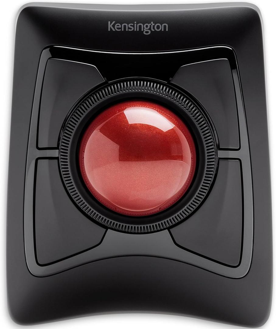 Kensington Expert Wireless Trackball Mouse (K72359WW) Black, 3.5" x 6.1" x 8"