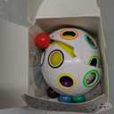 CUBIDI Original Big Rainbow Puzzle Ball I Brain Teasers for Kids Ages 6-10 I for Boys and Girls 6+ Years I Ideal Travel Toy for Children | Fidget Puzzles for Adults