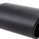 LCGP 5" Inlet Exhaust Tip, 6" Outlet 15" Long Bolt On Stainless Steel Diesel Exhaust Tailpipe Black