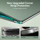 EooCoo Compatible with MacBook Air 13 inch Case M5 2026-2022 M4 M3 M2 Model A3449 A3240 A3113 A2681, Mac Air 13.6 inch Hard Shell & Keyboard Cover & Screen Film & Type-C, Matte Midnight Green