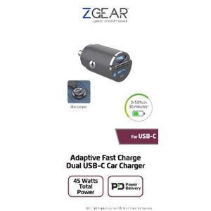 ZGear 45 Watt Dual USB C Car Charger