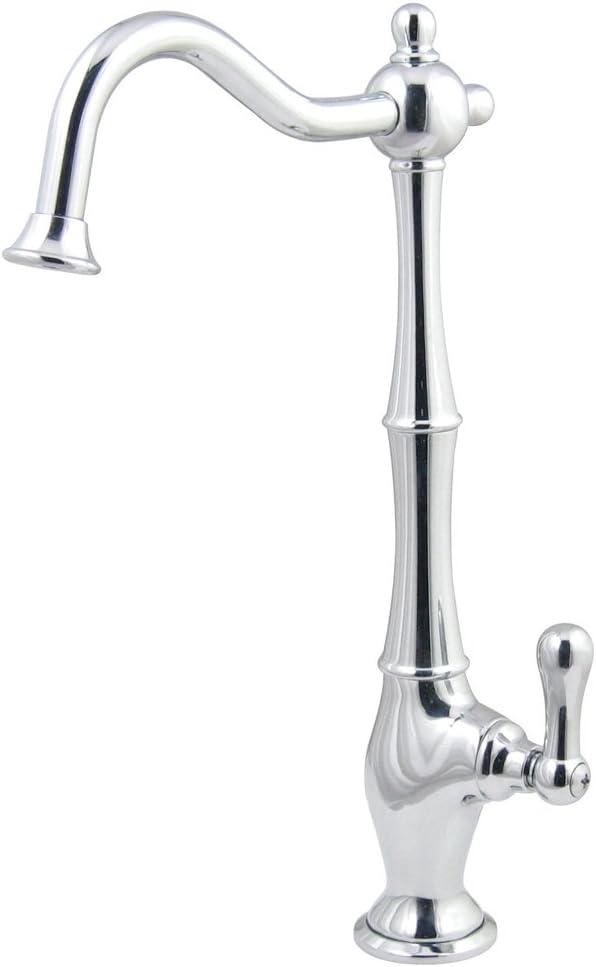 KINGSTON BRASS KS1191AL Heritage Cold Water Filtration Faucet, Polished Chrome,0.25