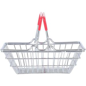 BESTOYARD Mini Shopping Basket for Toys & Accessories - Metal, Stainless Steel