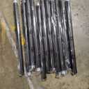 Adjustable Heavy Duty Curtain Rods with Brackets 1 Inch Matte Black Curtain Rod 