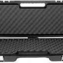 PAK Gun 54-Inch Long Hard Gun Case - Weather Resistant with Foam Interior - Large Black Tactical Case with Padlock Tabs and Heavy Duty Latches - Made in USA