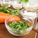 HillSpring 3 Sizes of Glass Prep Bowl Sets, Clear Small Pinch Bowls for Salt, Spices and Chopped Ingredients, 1.5oz/2.5oz/3.5oz, Set of 12