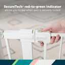 Safety 1st Easy Install Walk Thru Baby Gate for Doorway With Door, Dog Gates, Fits 29"-38", Easy Install 28" Tall, White