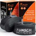 26" Heavy Duty Bike Tubes 26X1.95 26X2.10 26X2.125 TR4A-40L 45/57-559 Inner Tubes 26 Bicycle Tubes 26X1.75 26X2.0 26X2.20 26X2.25 Compatible with 26X1.75/2.25 Bike Tire Tubes 2-PCS