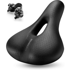 ROCKBROS Bike Seat Memory Foam Bike Saddle Comfortable Waterproof for City MTB Racing Bikes