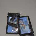 Niveaya Double Space Waterproof Phone Pouch (2-Pack) - IPX8 Phone Case Dry Bag for Beach, Kayak, Cruise Travel Essentials - Compatible with iPhone 17/16/15/14 Pro Max Galaxy S25/S24 Ultra (up to 8.3") (Black+ Black)