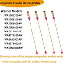2026 Upgrade Universal DC97-16350T Washer Suspension Rods (OEM) for Samsung Washer WA45T3400AP/A4 WA50R5400AW/US WA50R5200AV/A4 WA45T3200AW/A4 WA45T3400AV/A4 WA45N3050AW/A4 WA45T3400AW/A4