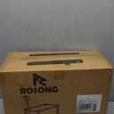 Collapsible Wagon Cart with Wheels Foldable - Folding Utility Heavy Duty Wagons Carts for Grocery Sports Garden Shopping Camping Wheelbarrows (Black, 120L)