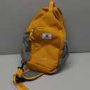 SKYSPER Sling Bag RFID Crossbody Sling Backpack Cross Body Shoulder Bag Travel Hiking Daypack for Women Men (Apricot)