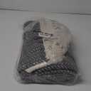 Lahome Boho Kitchen Runner, 2'6''x8 Runners for Hallways Lightweight Bath Mat Woven Washable Runner Rug with Tassels, Farmhouse Non Shedding Black Rug for Bedroom Living Room