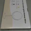 Lighted Makeup Mirror, 3000 mAh Rechargeable Double Sided Magnifying Vanity Mirror with 3 Colors, 1x/10x, 360 Rotation , Brightness Adjustable Magnification Cosmetic Light up Mirror, Women Gift (Chrome)