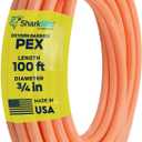 SharkBite 1 Inch x 100 Feet Orange PEX Pipe, Made in the USA, Oxygen Barrier Flexible Water Tubing for Radiant and Hydronic Heating, U880O100