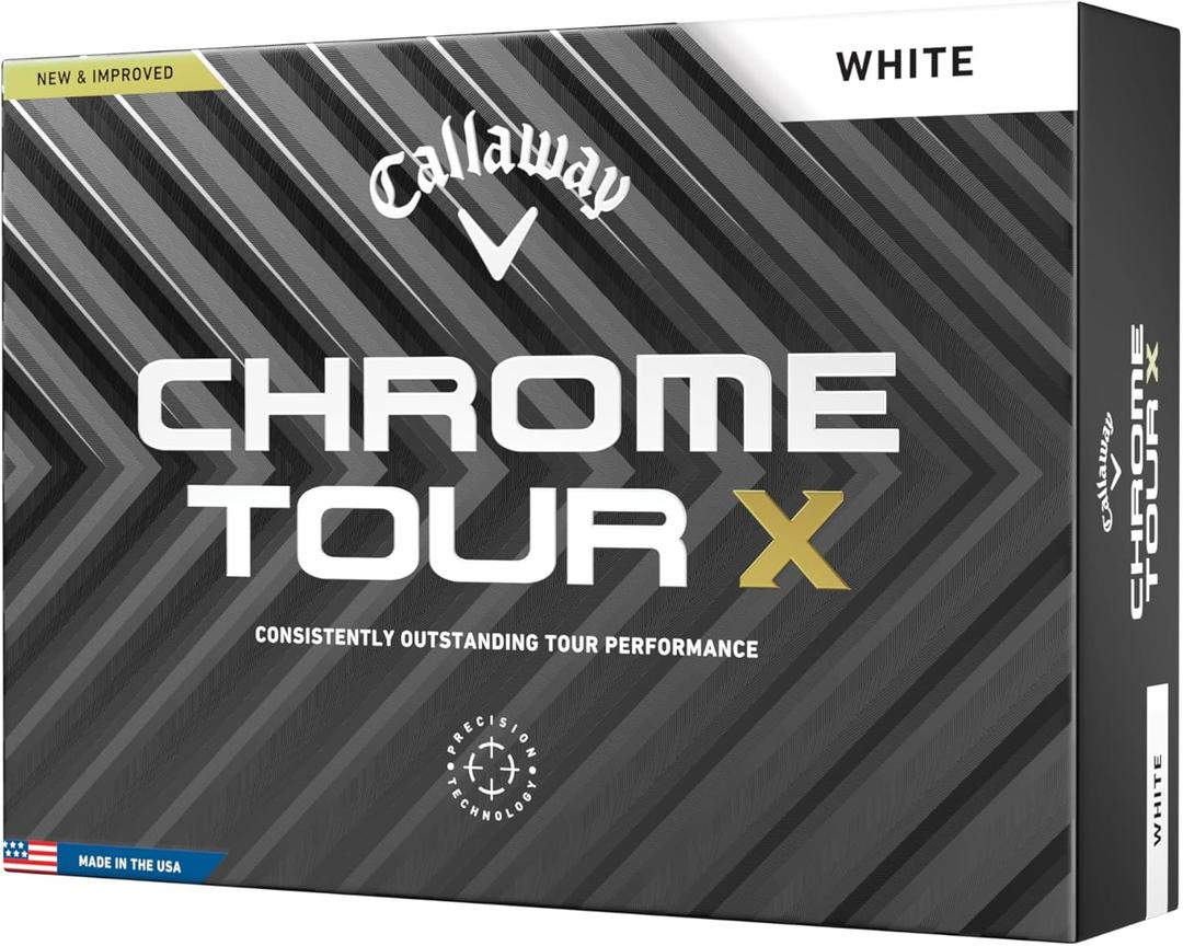 Callaway Golf Chrome Tour X Golf Balls (One Dozen, White)
