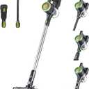 Eureka Lightweight Cordless Stick Vacuum Cleaner, Moss Green, NEC370GR
Rechargeable, Lightweight, Powerful Suction, 5-Stage Cyclone Filtration HEPA, Wall Mount, For Pet Hair & Hardwood
