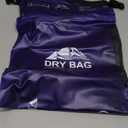 HEETA Dry Bag Waterproof for Women Men, 10L Roll Top Lightweight Dry Storage Bag Backpack with Phone Case for Travel Swimming Boating Kayaking Paddle Board Camping Beach Accessories (Navy Blue)