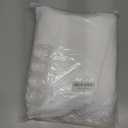 Gibelle Small Stall Boho Farmhouse Shower Curtain, Linen Cotton Fabric Shower Curtain with Macrame Lace Decor, Modern Bohemian French Country Chic Shower Curtain Set with PEVA Liner 36x72, White