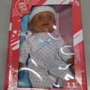 11 inch Soft Body Hispanic Newborn Baby Doll in Gift Box - Doll Pacifier Included