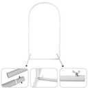 Aerdce 3.3x6.6ft Arched Backdrop Stand,Metal Arch Backdrop Stand for Wedding Ceremony Baby Shower Birthday Party Garden Floral Balloon Arch Decoration