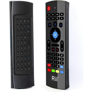 Rii MX3 Multifunction 2.4G Fly Mouse Mini Wireless Keyboard & Infrared Remote Control & 3-Gyro + 3-Gsensor for Google Android Smart TV, IPTV, HTPC, Windows, Networked set-top Box, Mini PC, Andriod TV Box