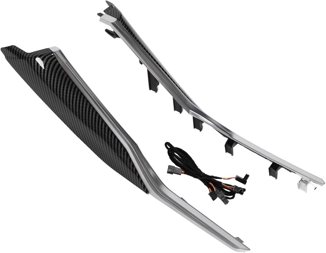 LED Ambient Light Center Console Trims for 3 4 Series G20 G22 G23 G26 M3 G80 M4 G82 G83 LHD 2019 Onwards (Carbon Fiber Look)