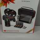 Switch 2 Accessories Bundle for 2025 Nintendo Switch 2 Starter Kit, 16-in-1 Kits-Carrying Case, Joycon Charging Station, Steering Wheels & Grips, Ergonomic Grip, Game Card, Clear Case & Screen Protector