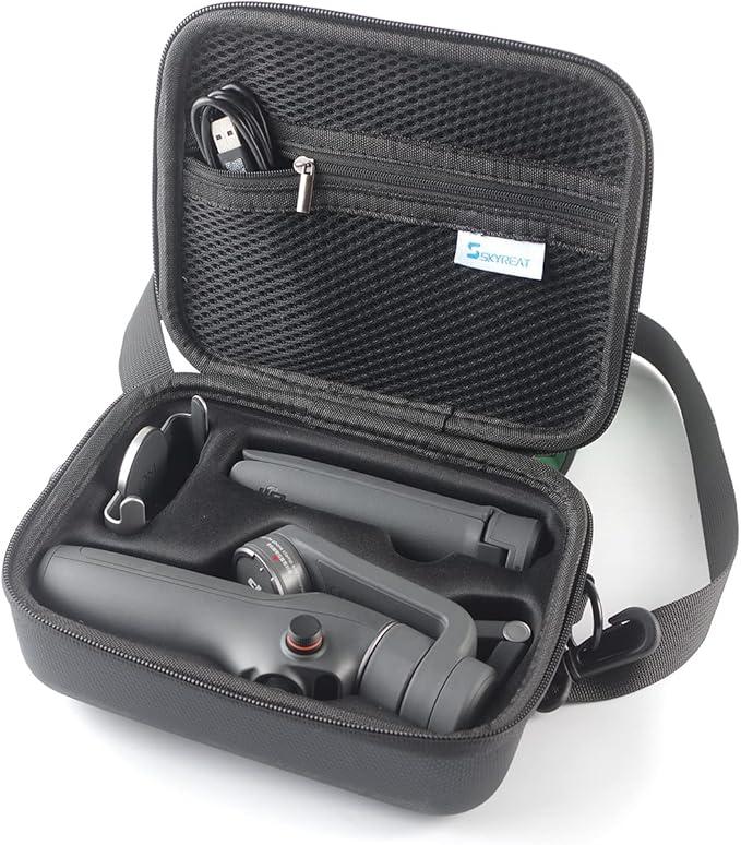 Skyreat Osmo Mobile 6 Case,PU Leather Portable Storage OM 6 Case Shoulder Bag for DJI OM 6 Smartphone Gimbal Stabilizer Accessories Skyreat Osmo Mobile 6 Case,PU Leather Portable Storage OM 6 Case Shoulder Bag for DJI OM 6 Smartphone Gimbal Stabilizer Accessories