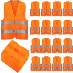High Visibility Safety Vest, Reflective Mesh Construction Vest, Breathable Reflective Vests for Work Cycling Runner