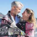 Cat Blanket for Cat Lovers, Cat Gifts for Cat Lovers, Cat Blanket for Women, Pink Black Cat Throw Blanket for Cat Lover Gifts Flannel Soft Warm Cozy Fuzzy Throw for Girls Women Adults (50" X 60")