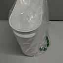 rejomiik Small Trash Can, 3.5 Gallon Slim Garbage Can Plastic Waste Basket with Handles Container Bin for Narrow Spaces Bathroom, Bedroom, Kitchen, Office at Home, White