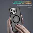 ADDIT Case for iPhone 16 Pro Phone Case iPhone 16 Pro Magnetic Case Fits MagSafe Military-Grade 10FT Drop Resistant Matte Skin Feeling Back Cover Case Fit for iPhone 16 Pro (Black)