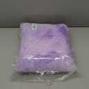 2x3 Rugs for Bedroom, Fluffy Small Area Rugs for Living Room,Soft Shag Fuzzy Carpet with 4 Non-Slip Stickers for Kids Boys and Girls Nursery Room Dorm Home Decor (Tie-Dyed Purple, 2ft x 3ft)