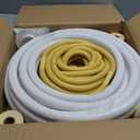 25 Ft Mini Split Line Set.Air Conditioner Copper Tubing Pipes Extension Set, 1/4" & 3/8" 3/8" PE Thickened for AC and Heating Equipment Insulated Coil Line Set HVAC Refrigerant with Nuts. (1/4+3/8)