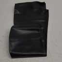 ECOSPLAY Women's Latex Rubber Black Thigh-high Stockings (Medium)