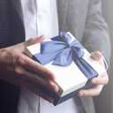 2 x Solid Color Hot Red Double Faced Satin Ribbon 1" X 50 Yards, Fabric Ribbons Perfect for Wedding and Party Decoration,Gift Wrapping, Sewing, Crafts