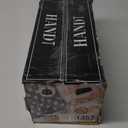 HANDT Overhead Garage Storage Rack, Connectable Heavy Duty Metal Ceiling Rails For Garage Storage Organization Shelving System, Hanging Racks For Tote Containers, Supports Up To 6 Bins, 4 Sets Black