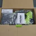 Leaf Blower, Electric Cordless Leaf Blower with 2 Batteries and Charger, 2 Speed Mode, Lightweight Cordless Blower for Blowing Leaves, Patio Cleaning, Blowers for Lawn Care and Dust