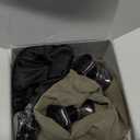 JefDiee Inflatable Foot Rest Pillow, Kids Airplane Bed, Adjustable 3 Layers Height Leg Rest Pillow, Airplane Travel Essentials Great for Office, Home, Trains, Cars (Grey)