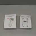 ELISHINE 7 Color Face and Neck Massager Light Therapy, Red Light Based Facial Massager for Skin Care, Smoothing, Firming (White)