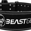 Beast Gear Weight Lifting Belt - Leather Power Lifting Belt for Men10mm Thick Weightlifting Belt for Deadlifts, Back Support Squats Belts for Powerlifting, Crossfit Gym Belt for Men Women (Small)